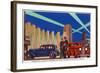 Chicago, Illinois - Science Hall at World's Fair-Lantern Press-Framed Art Print