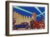 Chicago, Illinois - Science Hall at World's Fair-Lantern Press-Framed Art Print