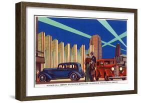 Chicago, Illinois - Science Hall at World's Fair-Lantern Press-Framed Art Print