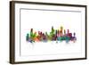 Chicago Illinois Skyline-Michael Tompsett-Framed Art Print