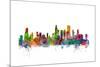 Chicago Illinois Skyline-Michael Tompsett-Mounted Art Print