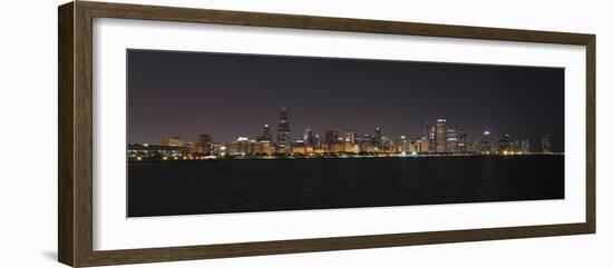 Chicago Illinois Skyline-Patrick Warneka-Framed Photographic Print