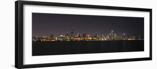 Chicago Illinois Skyline-Patrick Warneka-Framed Photographic Print