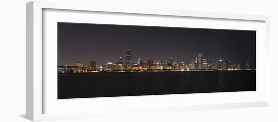 Chicago Illinois Skyline-Patrick Warneka-Framed Photographic Print