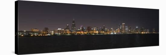 Chicago Illinois Skyline-Patrick Warneka-Stretched Canvas