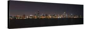 Chicago Illinois Skyline-Patrick Warneka-Stretched Canvas