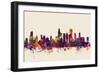 Chicago Illinois Skyline-Michael Tompsett-Framed Art Print