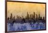 Chicago Illinois Skyline-Michael Tompsett-Framed Art Print