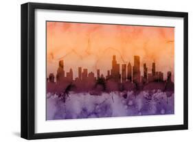 Chicago Illinois Skyline-Michael Tompsett-Framed Art Print