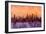 Chicago Illinois Skyline-Michael Tompsett-Framed Premium Giclee Print