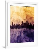 Chicago Illinois Skyline-Michael Tompsett-Framed Art Print