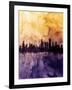 Chicago Illinois Skyline-Michael Tompsett-Framed Art Print