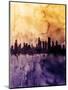 Chicago Illinois Skyline-Michael Tompsett-Mounted Art Print