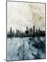 Chicago Illinois Skyline-Michael Tompsett-Mounted Art Print