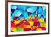 Chicago Illinois Skyline-Michael Tompsett-Framed Art Print