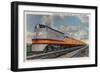 Chicago, Illinois - The Hiawatha No.2 Railroad Train-Lantern Press-Framed Art Print