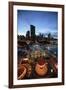 Chicago, Illinois, USA. View from the Ferris Wheel on Navy Pier.-Brent Bergherm-Framed Photographic Print