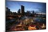 Chicago, Illinois, USA. View from the Ferris Wheel on Navy Pier.-Brent Bergherm-Mounted Photographic Print