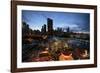 Chicago, Illinois, USA. View from the Ferris Wheel on Navy Pier.-Brent Bergherm-Framed Photographic Print