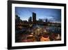 Chicago, Illinois, USA. View from the Ferris Wheel on Navy Pier.-Brent Bergherm-Framed Photographic Print