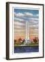 Chicago, Illinois - View of Texaco's Giant Thermometer, 1934 World's Fair-Lantern Press-Framed Art Print