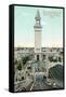 Chicago, Illinois - White City Amusement Park; View of Electric Tower and Chutes-Lantern Press-Framed Stretched Canvas