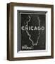 Chicago, Illinois-John Golden-Framed Giclee Print