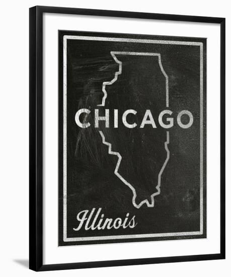 Chicago, Illinois-John W^ Golden-Framed Art Print