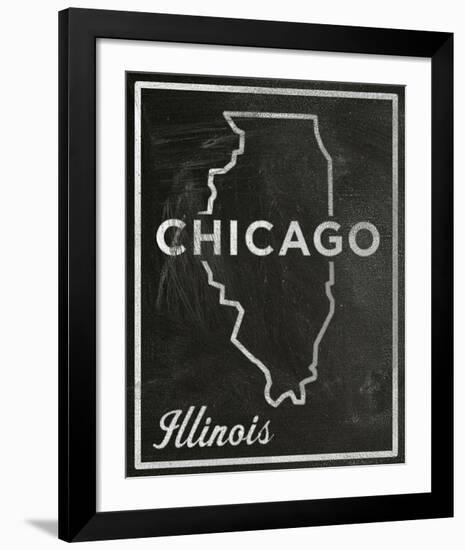 Chicago, Illinois-John W^ Golden-Framed Art Print