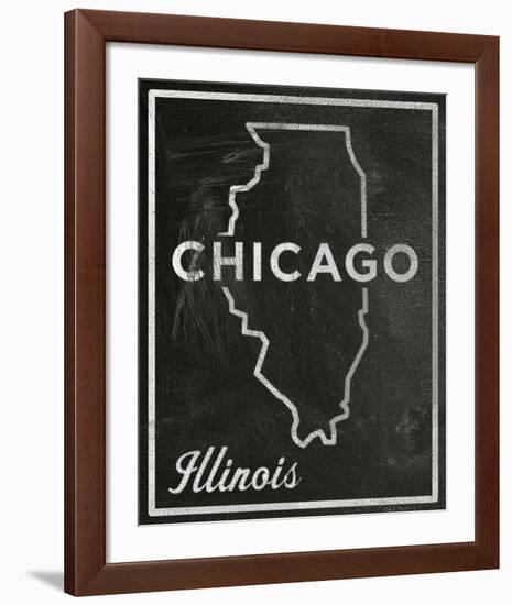 Chicago, Illinois-John W^ Golden-Framed Art Print