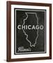 Chicago, Illinois-John W^ Golden-Framed Art Print