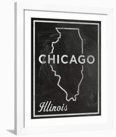 Chicago, Illinois-John W^ Golden-Framed Art Print
