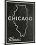 Chicago, Illinois-John W^ Golden-Mounted Art Print