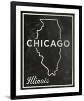 Chicago, Illinois-John W^ Golden-Framed Art Print