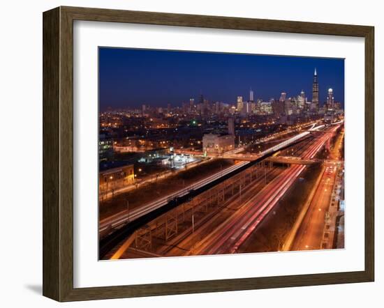 Chicago Illumina-Steve Gadomski-Framed Photographic Print