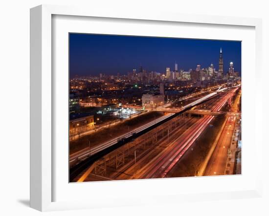 Chicago Illumina-Steve Gadomski-Framed Photographic Print