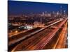 Chicago Illumina-Steve Gadomski-Stretched Canvas