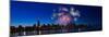 Chicago Lakefront Fireworks-Steve Gadomski-Mounted Photographic Print