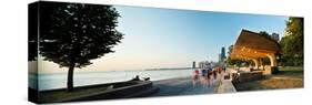 Chicago Lakefront Panorama-Steve Gadomski-Stretched Canvas