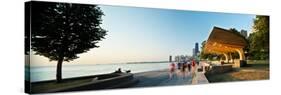 Chicago Lakefront Panorama-Steve Gadomski-Stretched Canvas