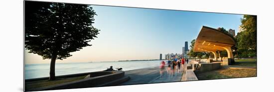 Chicago Lakefront Panorama-Steve Gadomski-Mounted Photographic Print