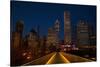 Chicago Lights-Steve Gadomski-Stretched Canvas