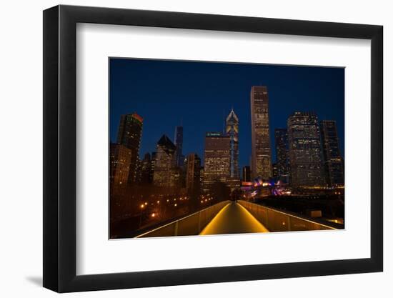 Chicago Lights-Steve Gadomski-Framed Photographic Print