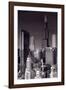 Chicago Loop Towers BW-Steve Gadomski-Framed Photographic Print