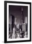 Chicago Loop Towers BW-Steve Gadomski-Framed Photographic Print