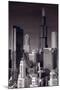 Chicago Loop Towers BW-Steve Gadomski-Mounted Photographic Print