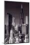 Chicago Loop Towers BW-Steve Gadomski-Mounted Photographic Print