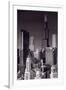 Chicago Loop Towers BW-Steve Gadomski-Framed Photographic Print