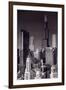 Chicago Loop Towers BW-Steve Gadomski-Framed Photographic Print