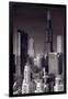 Chicago Loop Towers BW-Steve Gadomski-Framed Photographic Print